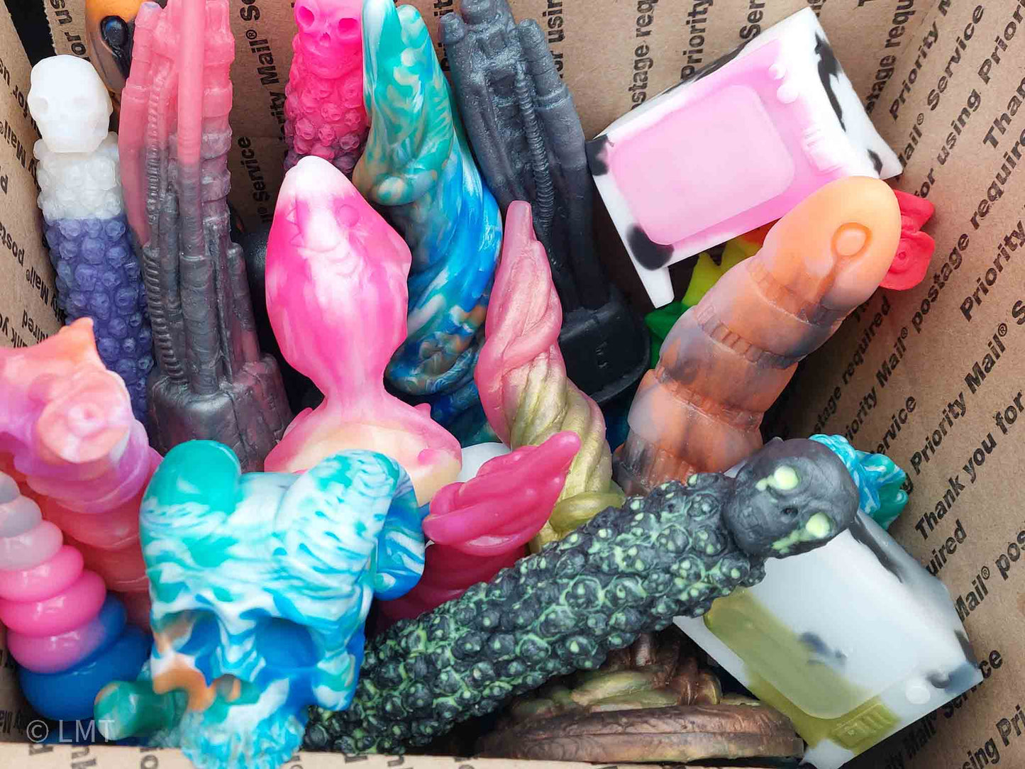 The Big Box. Of Dildos.